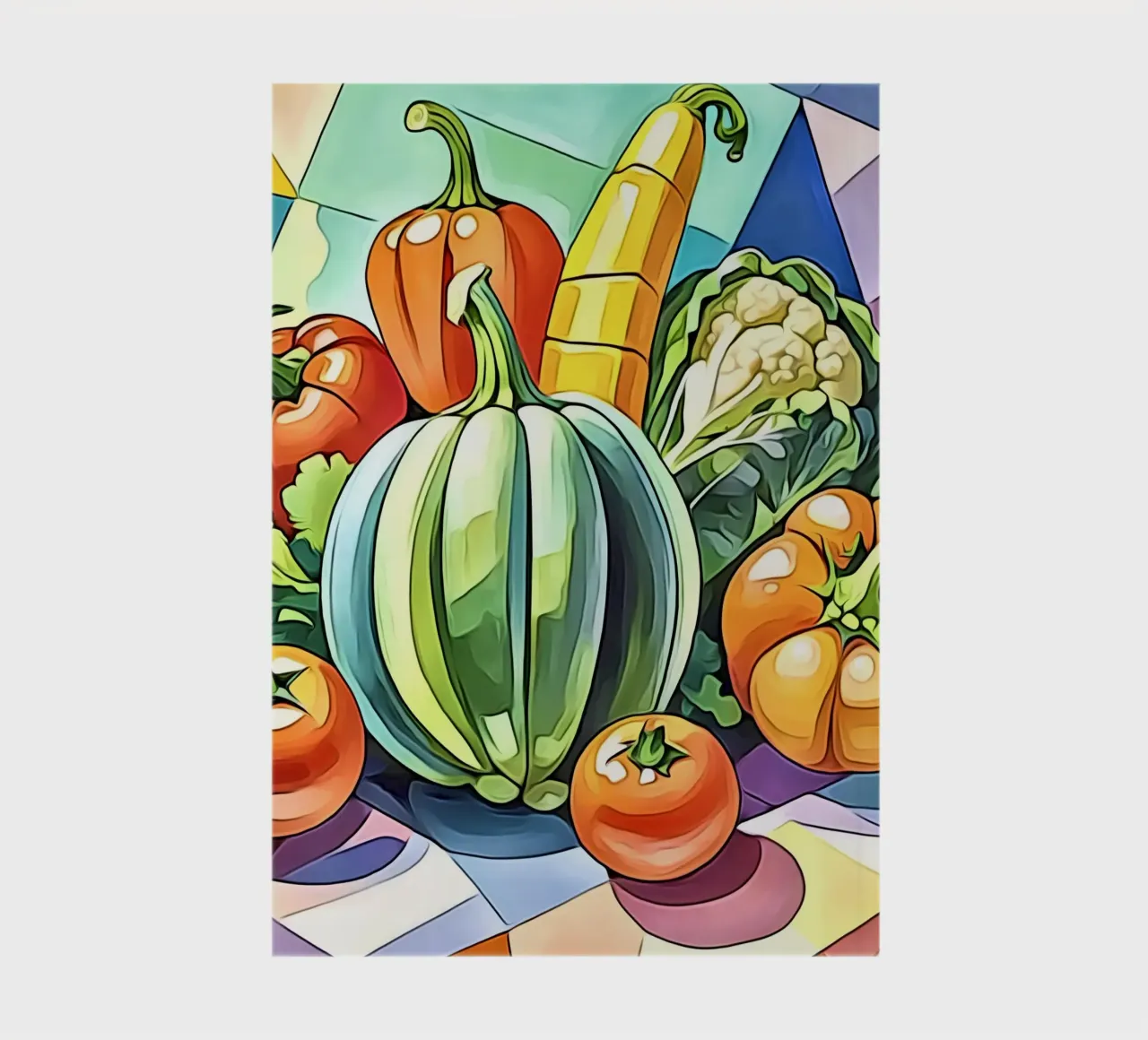 Vegetables in pastel #1 notebook by ZAMART