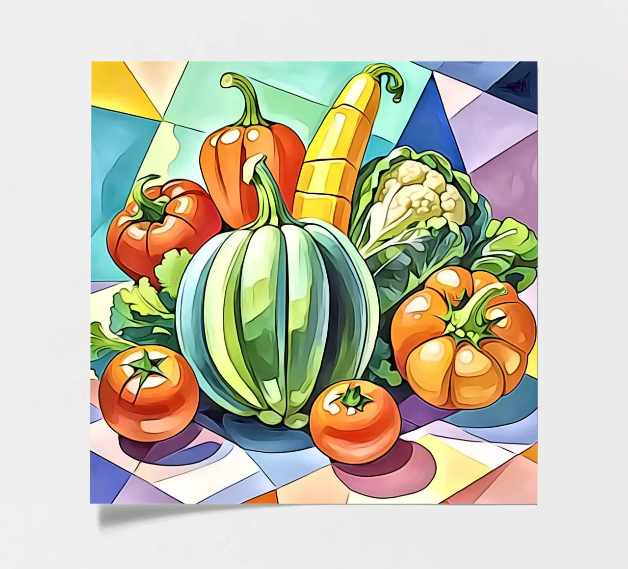 Vegetables in pastel #1 sticker sheet by ZAMART