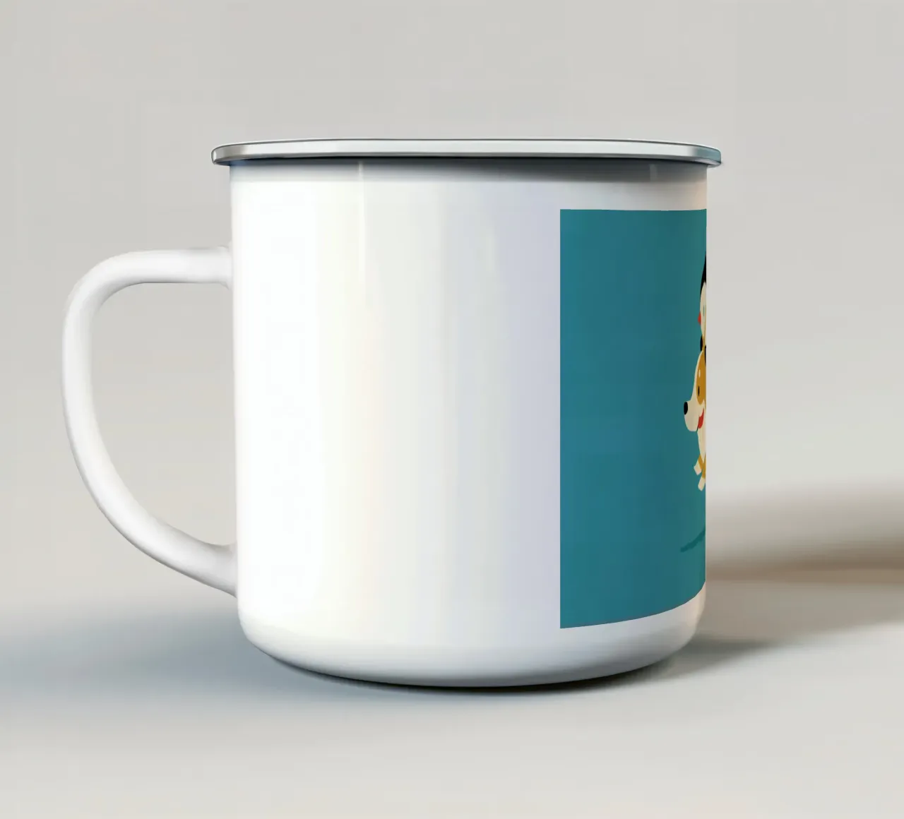 Like The Wind tazza in smalto da Jay Fleck