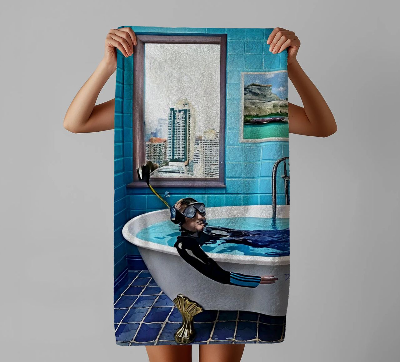 Dringend, ich brauche Urlaub. asciugamano da bagno da Thierry vobmann photography