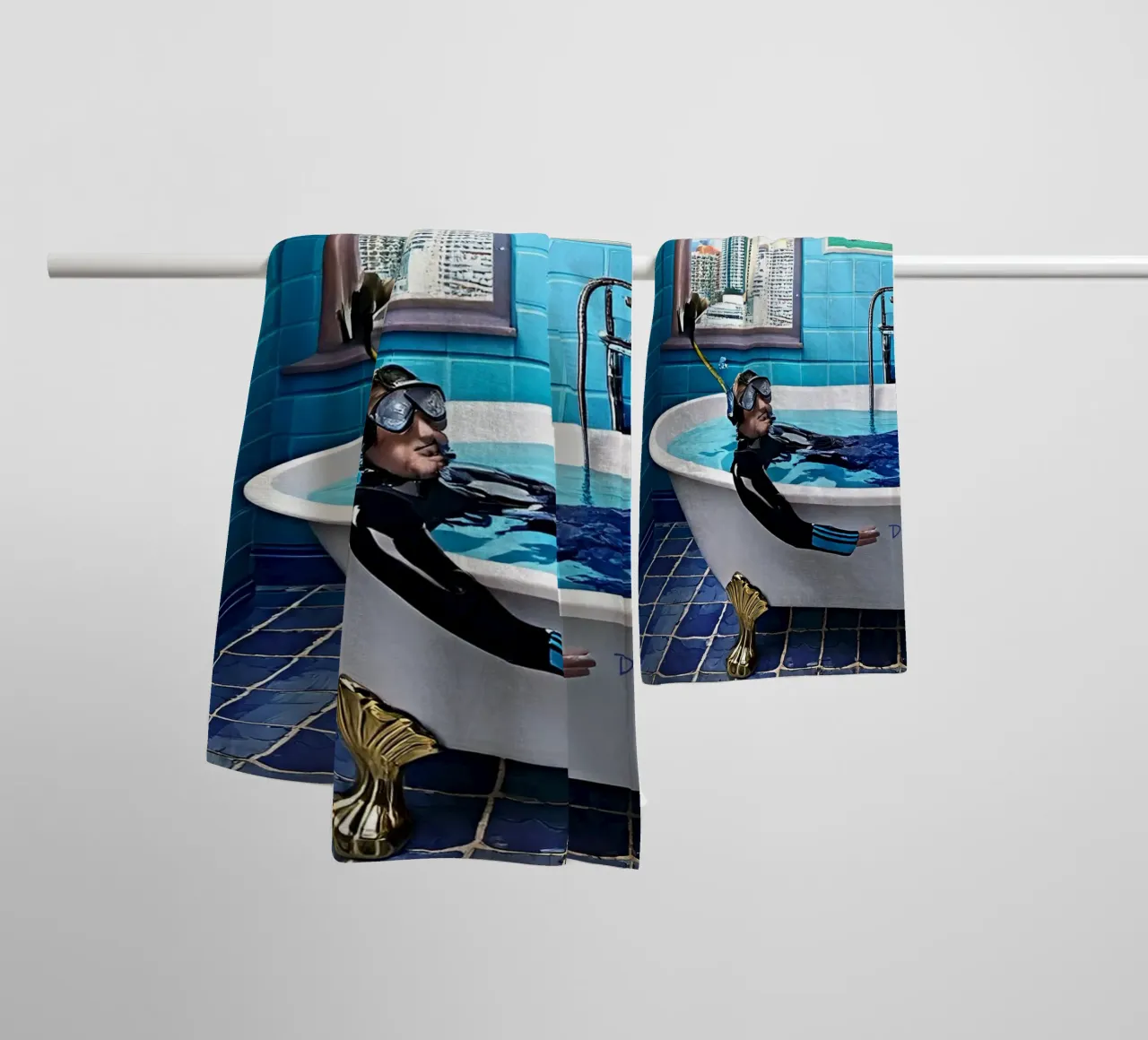 Dringend, ich brauche Urlaub. asciugamano da bagno da Thierry vobmann photography