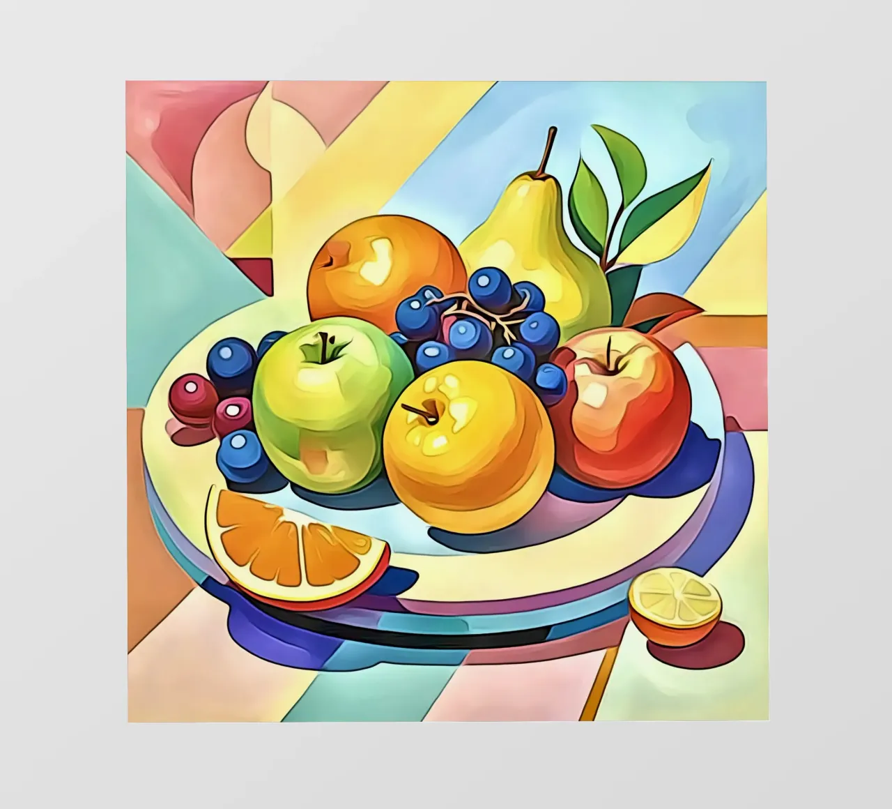 Frutta in pastello #2 telo in pvc da ZAMART