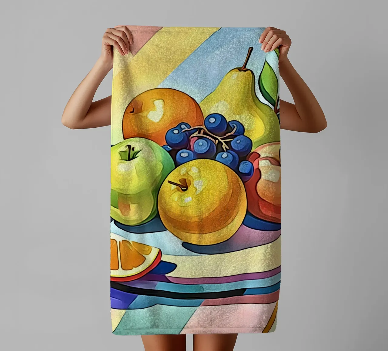 Frutta in pastello #2 asciugamano da bagno da ZAMART