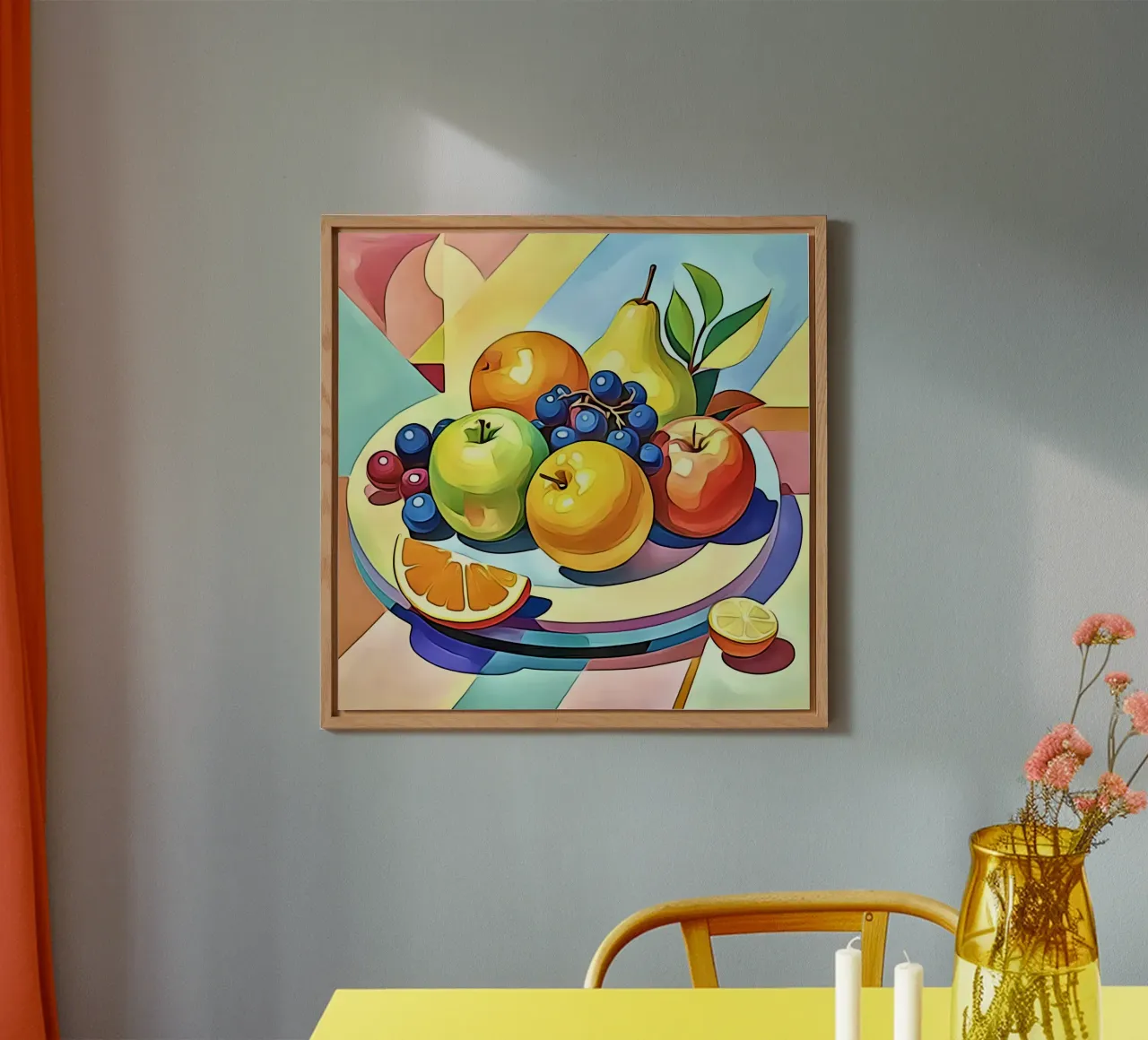 Frutta in pastello #2 alluminio dibond da ZAMART