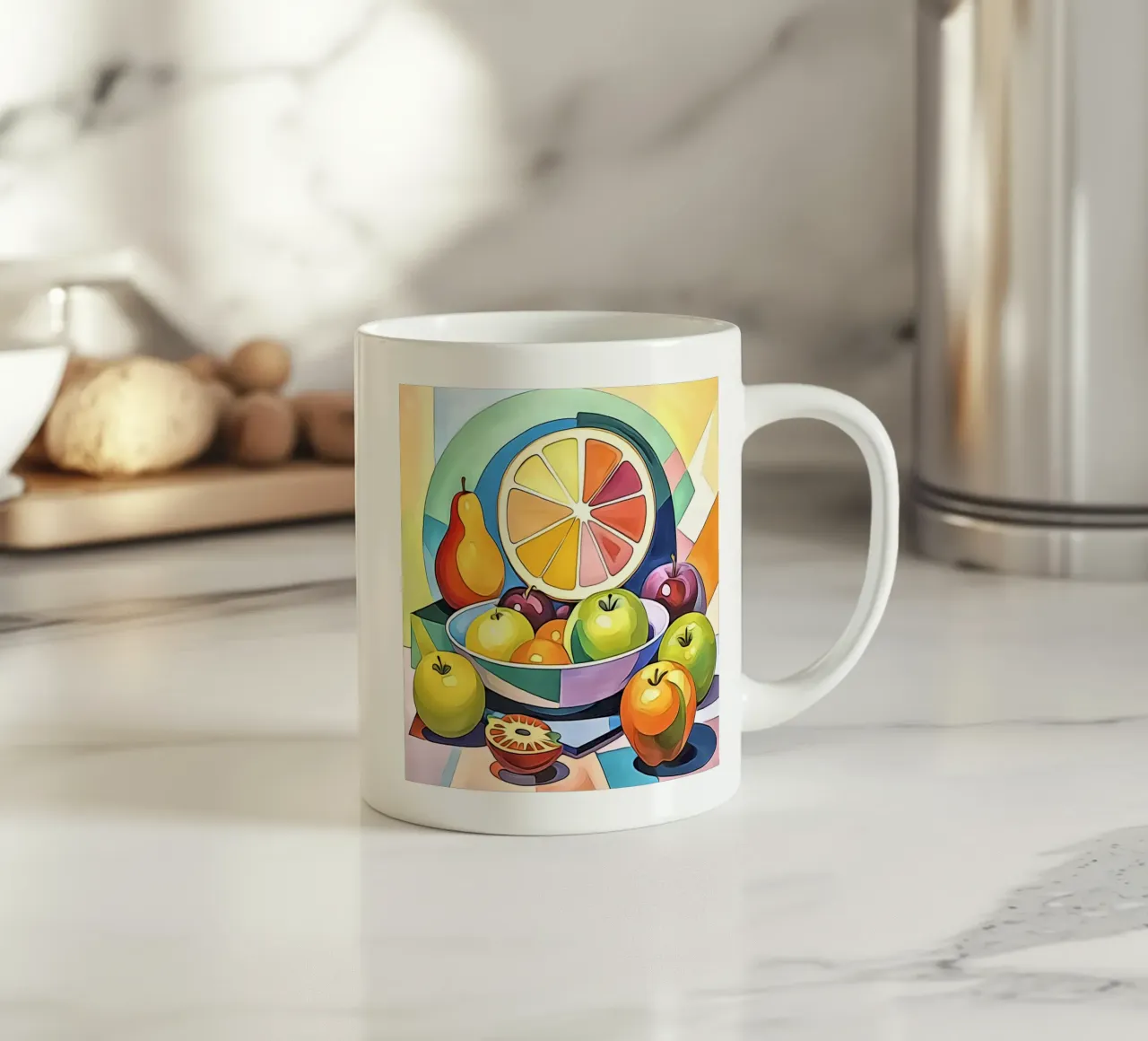 Frutta in pastello #3 tazza in ceramica da ZAMART