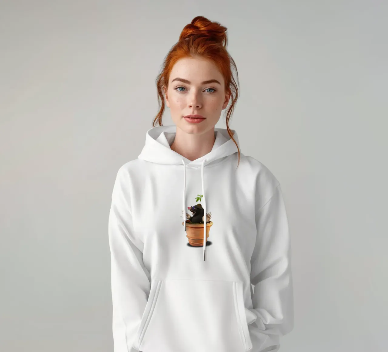 Pot (Wordless) felpa con cappuccio da Rob Art | Illustration