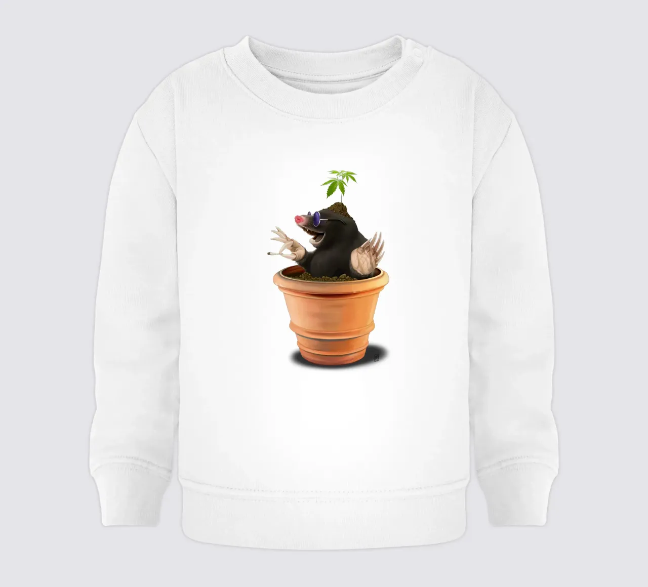 Pot (Wordless) felpa neonato da Rob Art | Illustration
