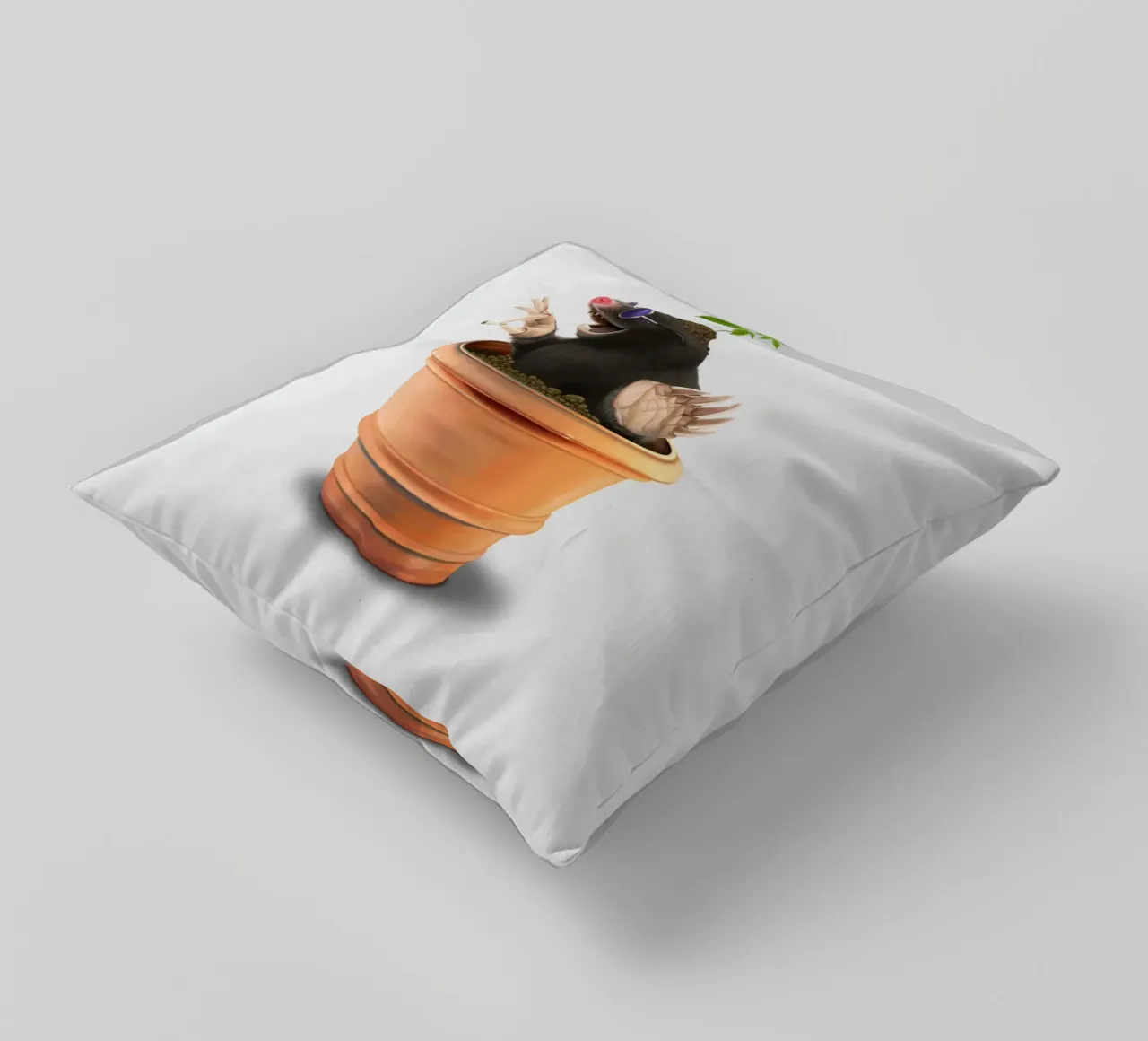 Pot (Wordless) cuscino da Rob Art | Illustration