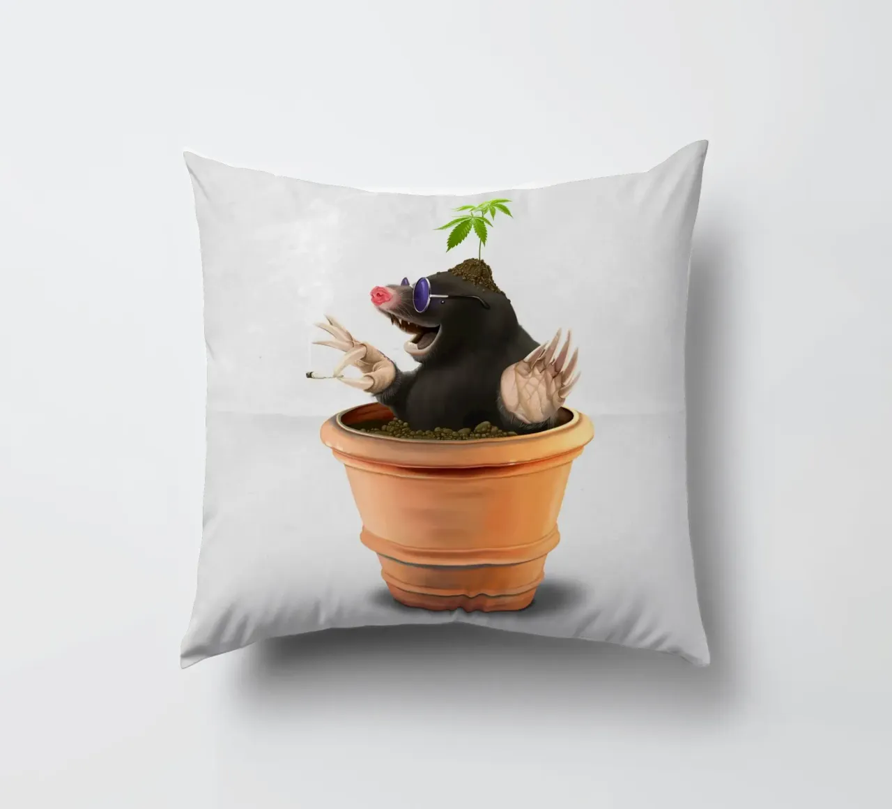 Pot (Wordless) cuscino da Rob Art | Illustration