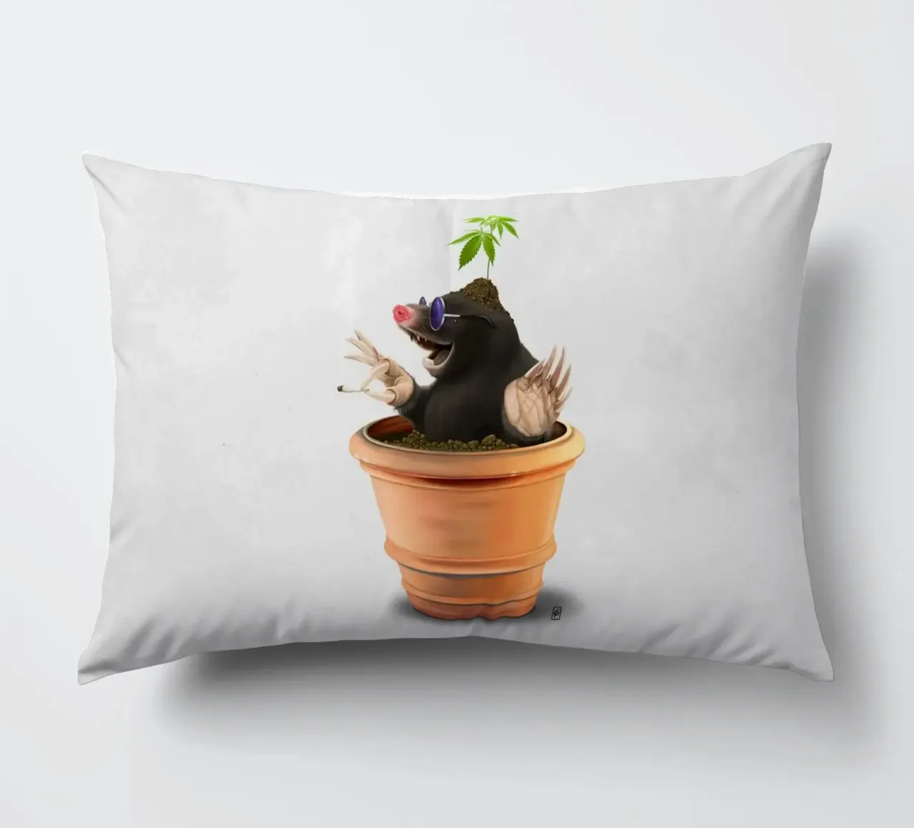 Pot (Wordless) cuscino da Rob Art | Illustration
