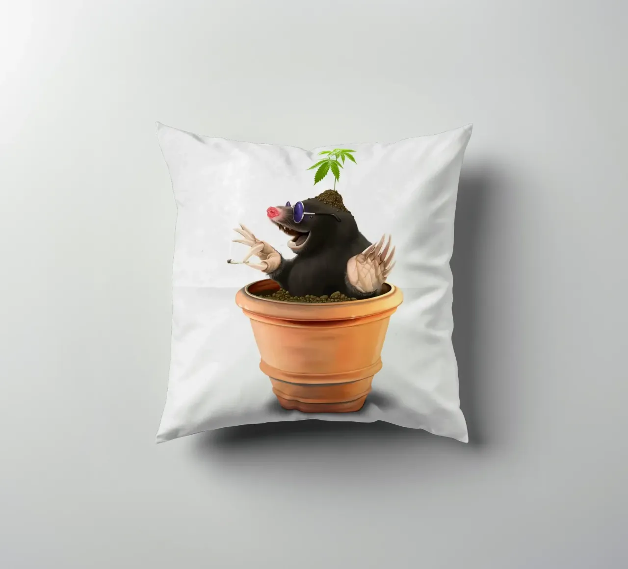 Pot (Wordless) cuscino da Rob Art | Illustration