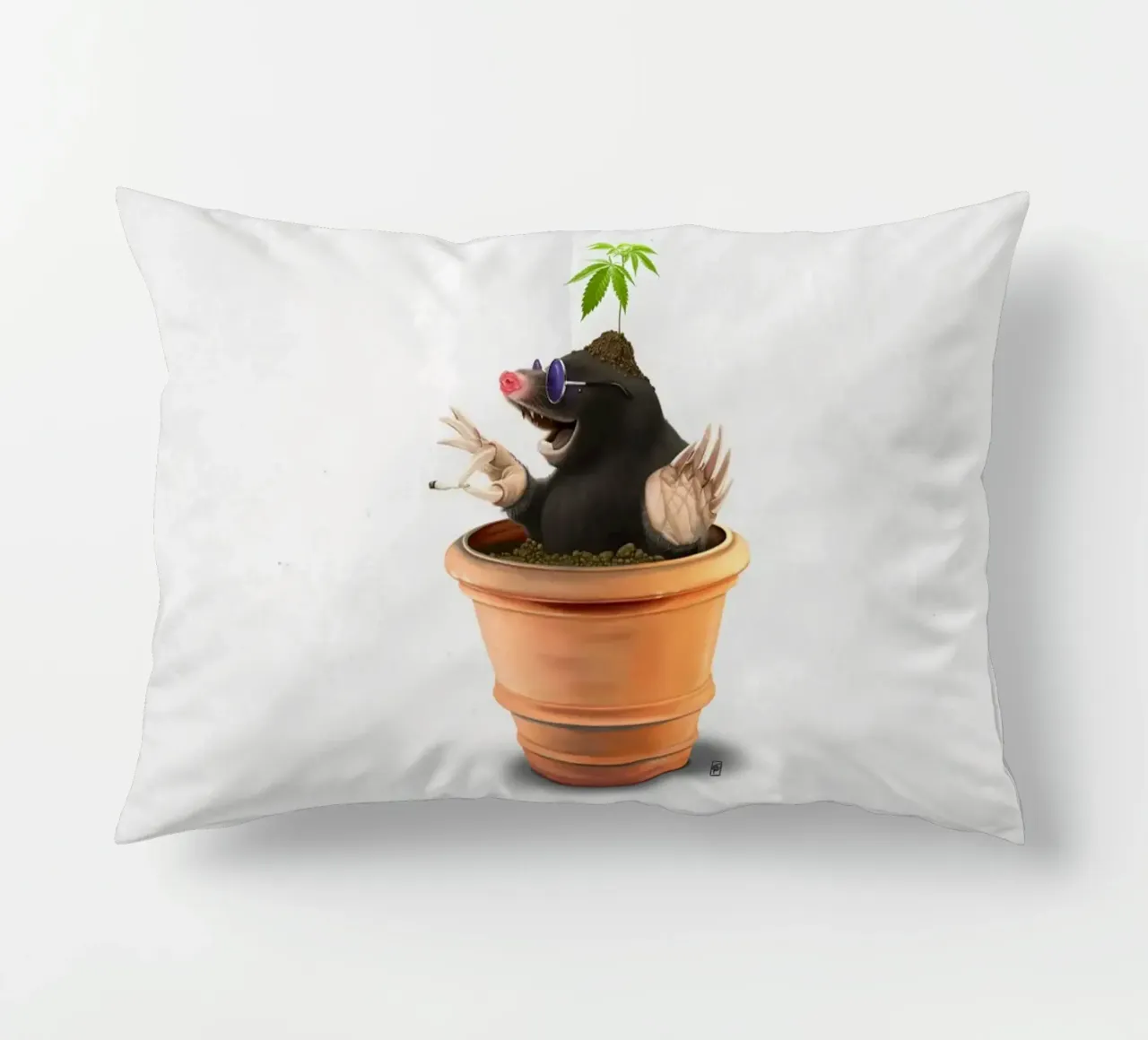 Pot (Wordless) cuscino da Rob Art | Illustration