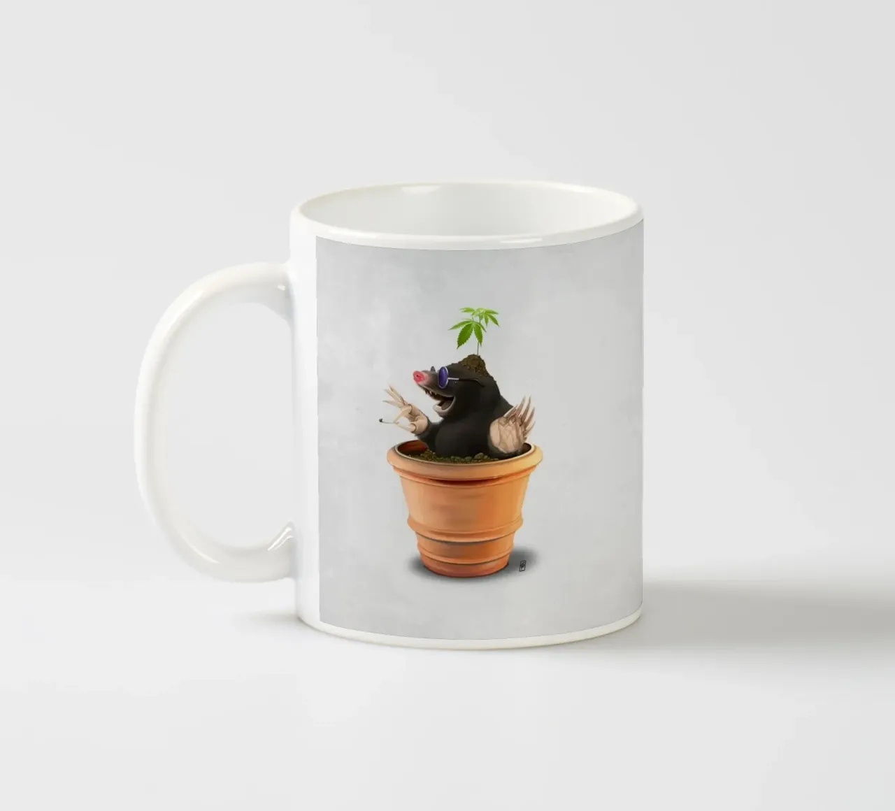 Pot (Wordless) tazza in ceramica da Rob Art | Illustration