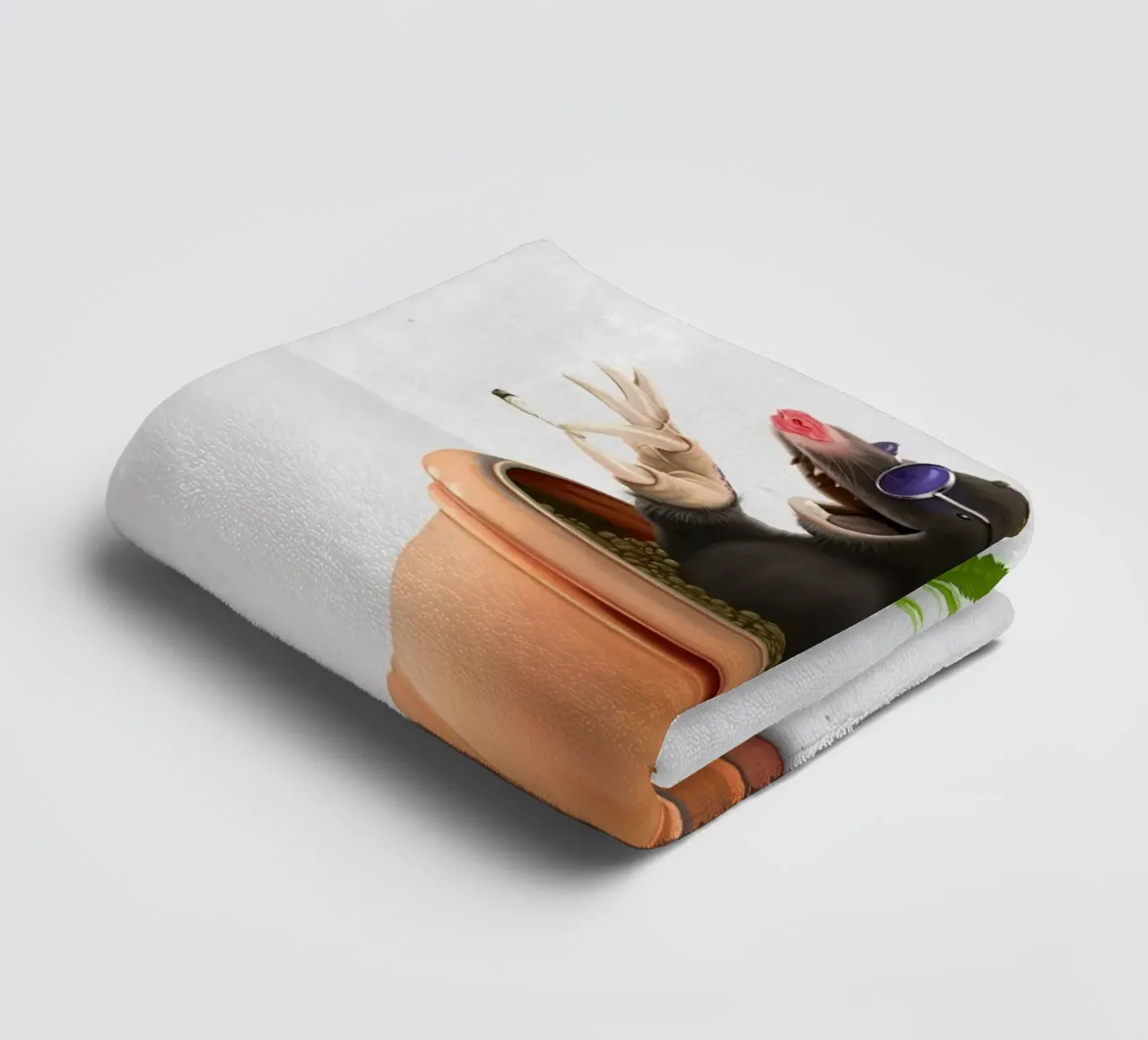 Pot (Wordless) asciugamano da bagno da Rob Art | Illustration