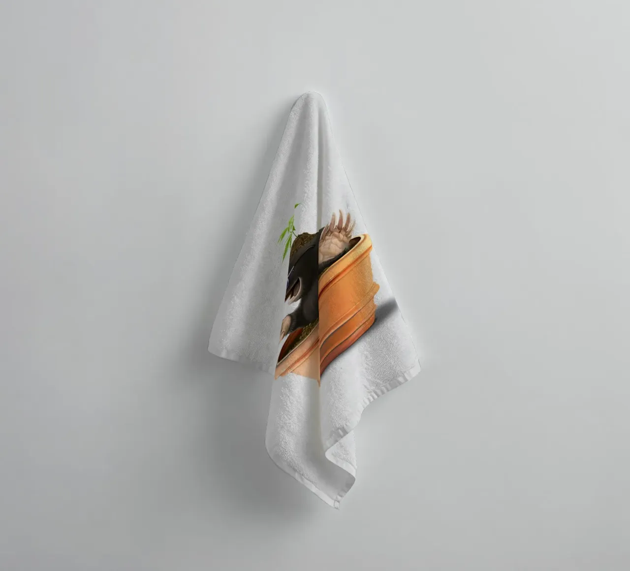 Pot (Wordless) asciugamano da bagno da Rob Art | Illustration