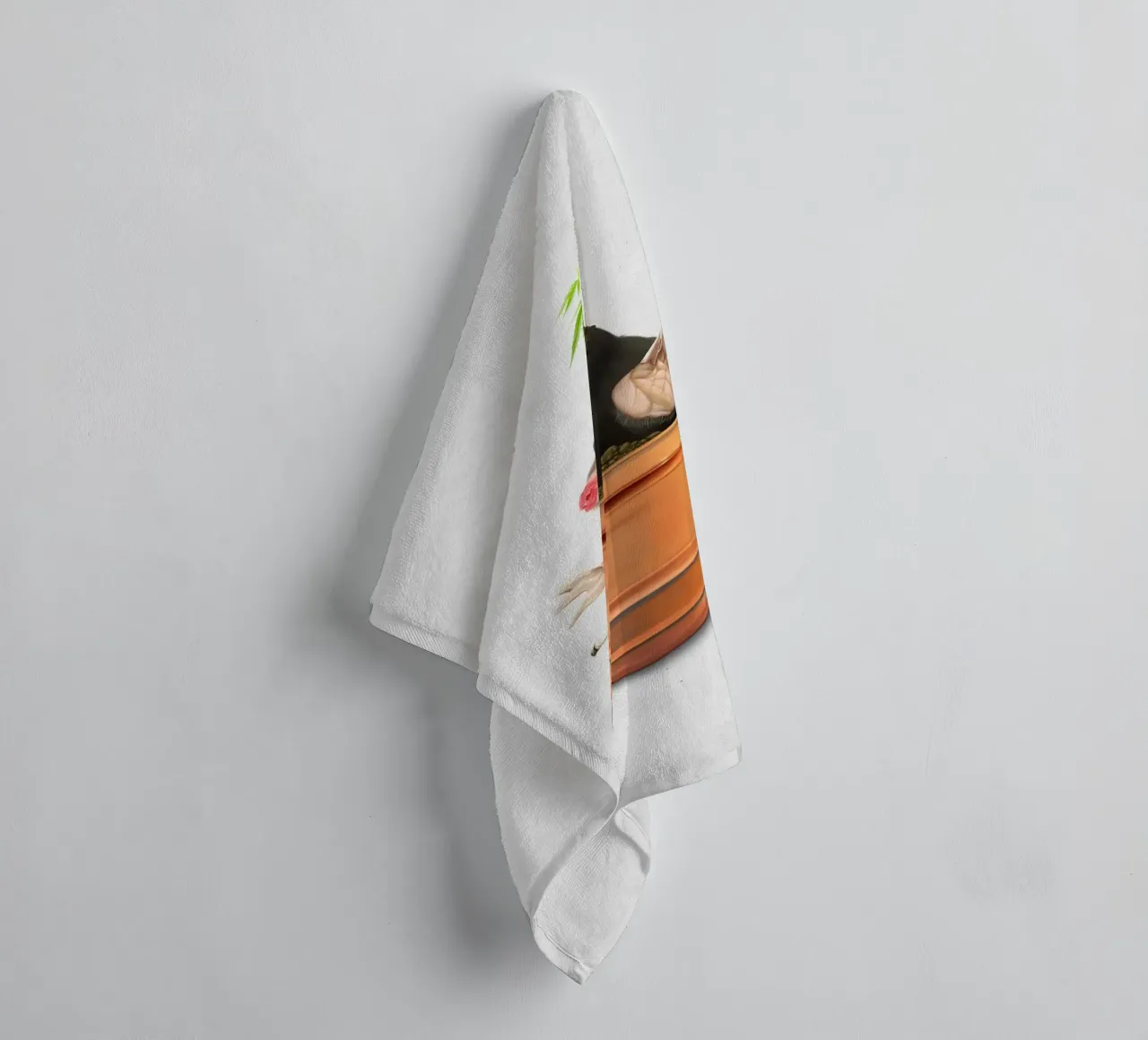 Pot (Wordless) asciugamano da bagno da Rob Art | Illustration