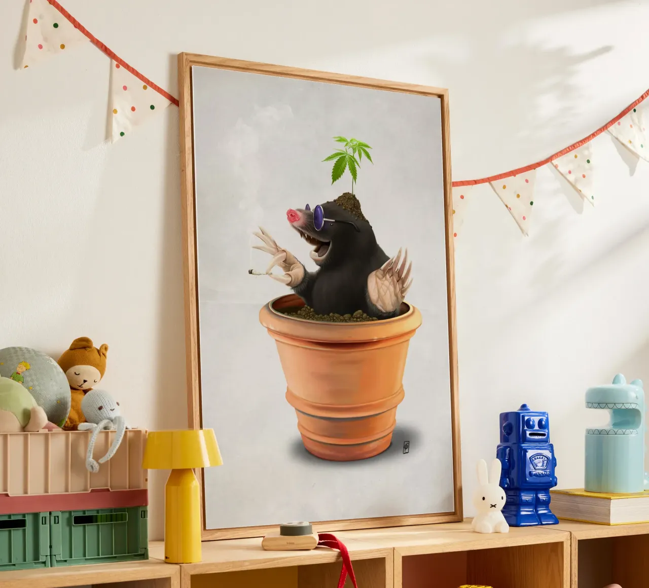 Pot (Wordless) plexiglass da Rob Art | Illustration