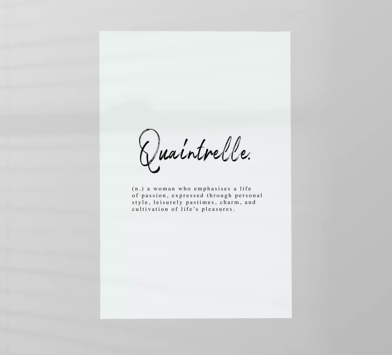 Quaintrelle pellicola backlit da Honeymoon Hotel