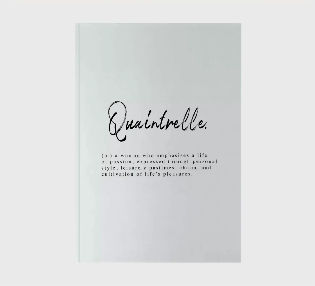 Quaintrelle notebook by Honeymoon Hotel