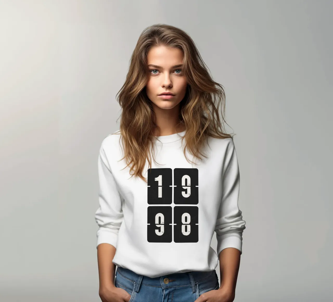 1998 Jaar sweatshirt van Vintagrafica