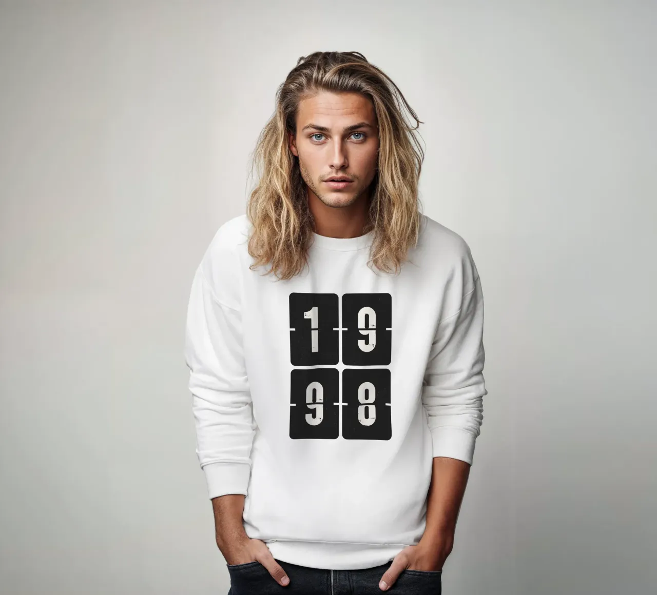 1998 Jaar sweatshirt van Vintagrafica