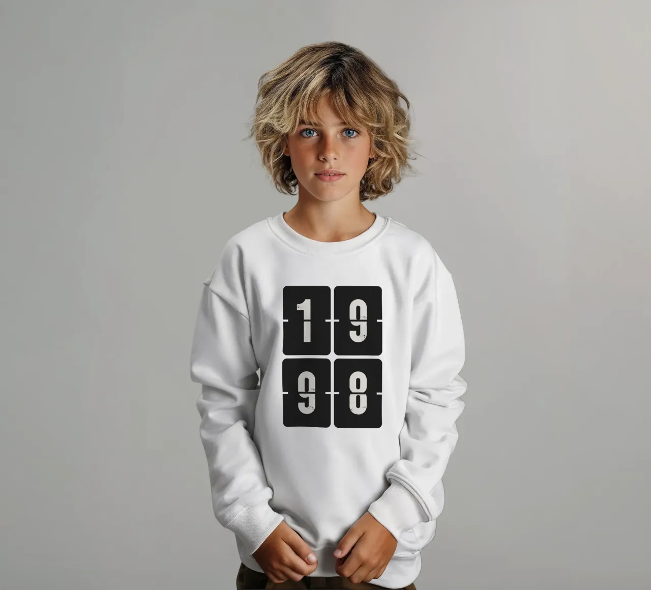 Anno 1998 felpa bambino da Vintagrafica