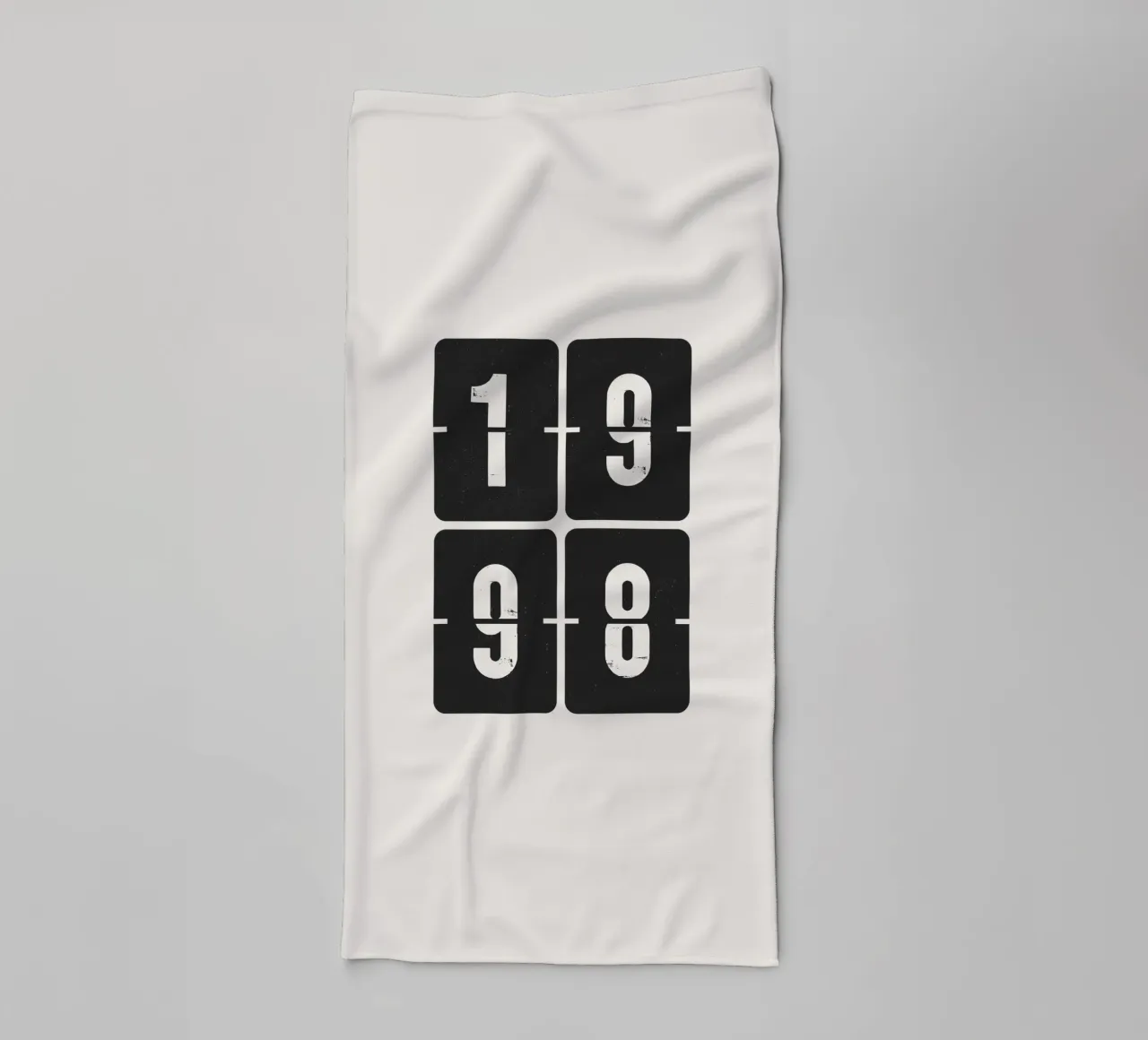 1998 Jaar badhanddoek van Vintagrafica
