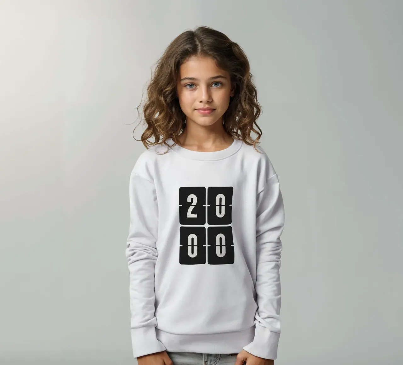 Anno 2000 felpa bambino da Vintagrafica