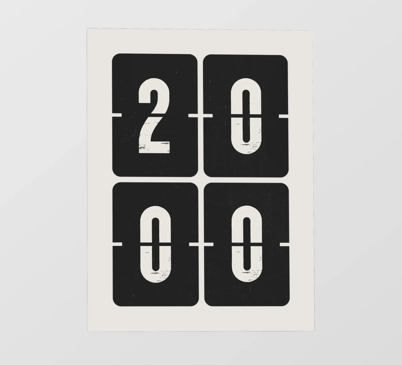 Anno 2000 pellicola backlit da Vintagrafica