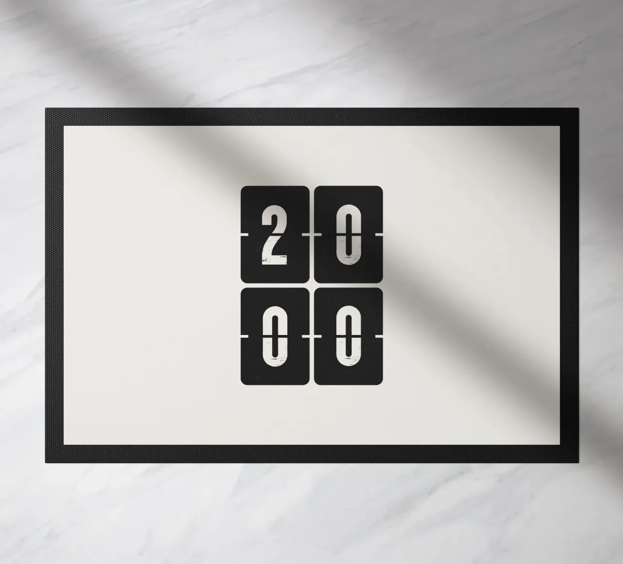 2000 Year doormat by Vintagrafica