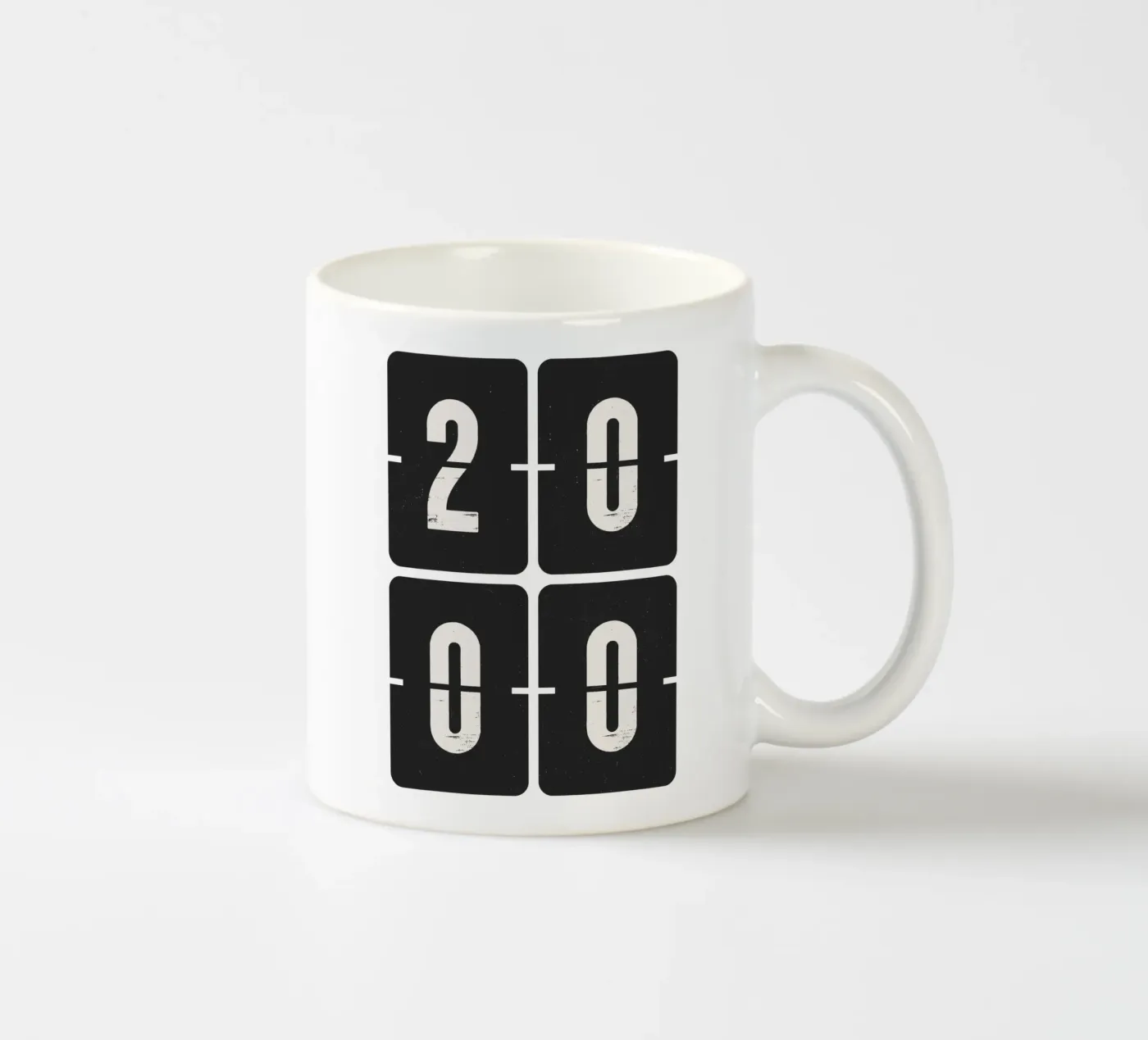 2000 Year ceramic mug by Vintagrafica