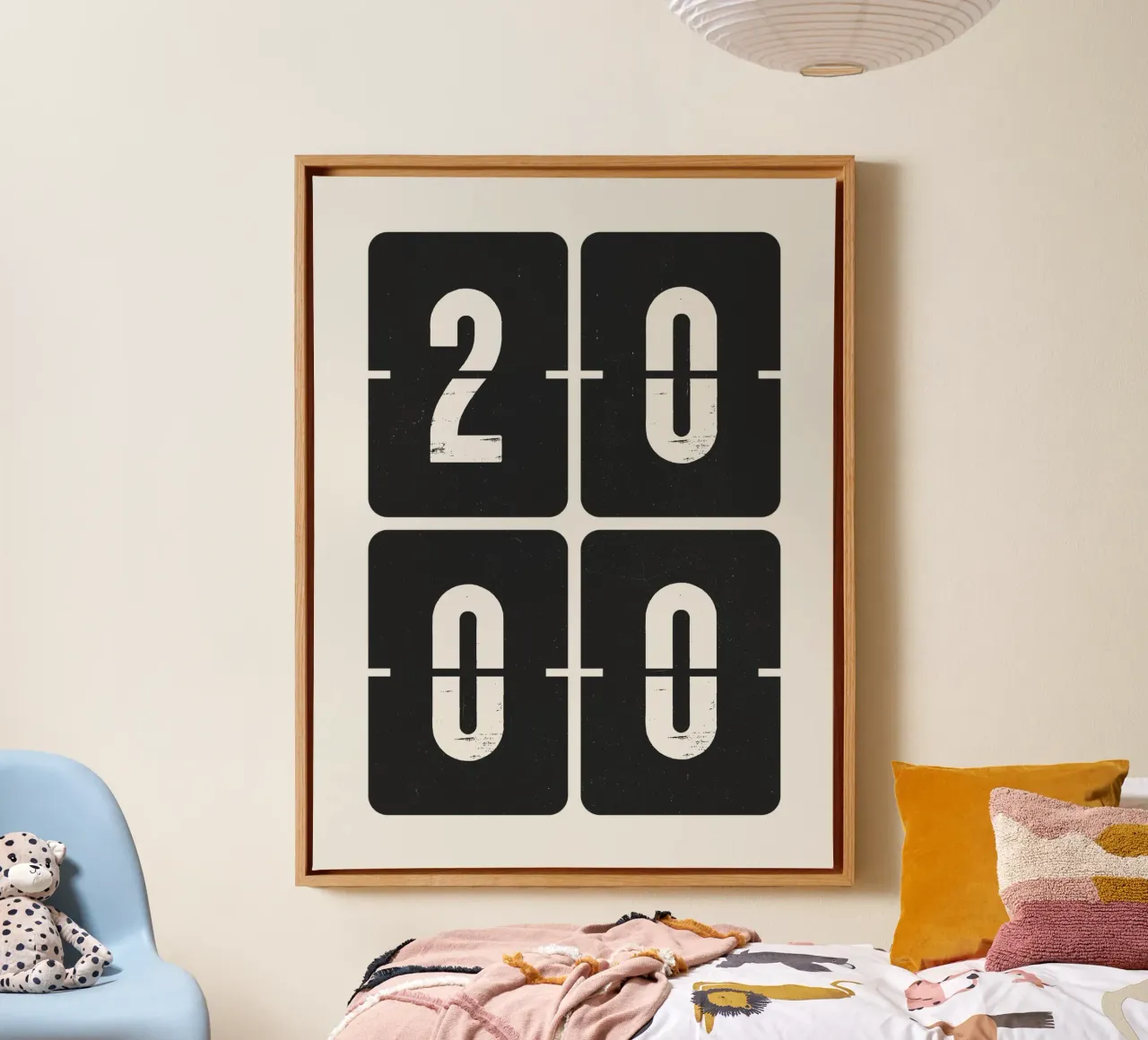 2000 Jaar canvas van Vintagrafica