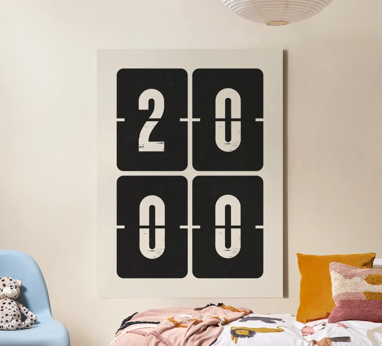 2000 Jaar canvas van Vintagrafica