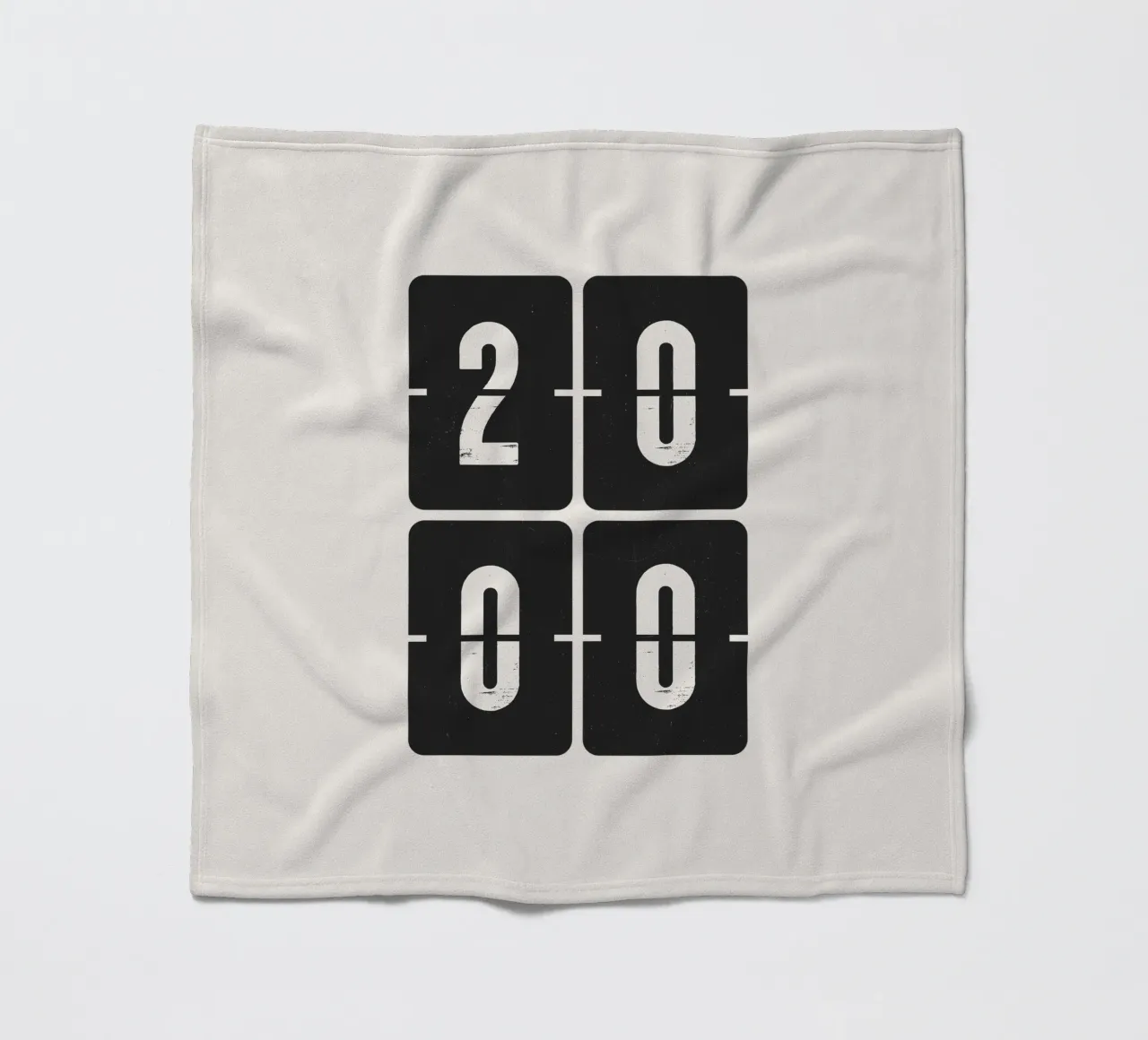 2000 Year fleece blanket by Vintagrafica