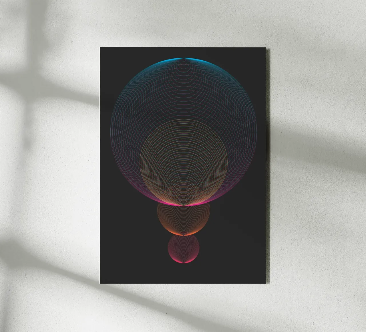 Geometry Series - 01 inverted alluminio dibond da zimmerkunst