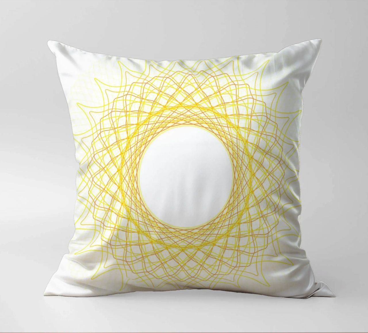 Spirograph Series - SUN cuscino da zimmerkunst