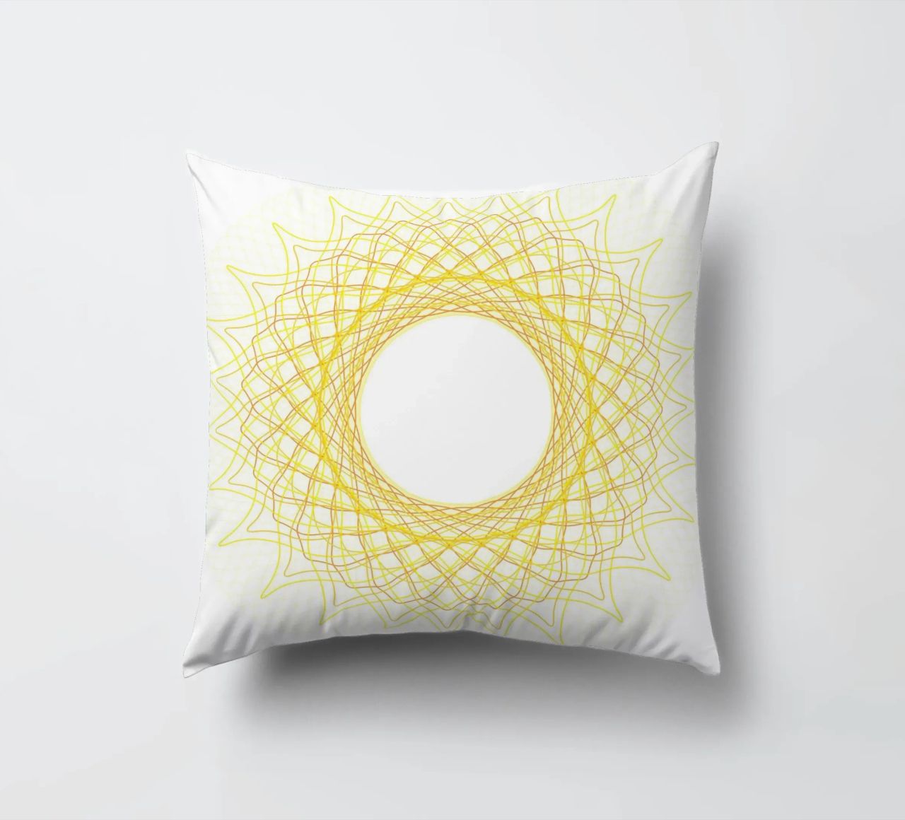 Spirograph Series - SUN cuscino da zimmerkunst