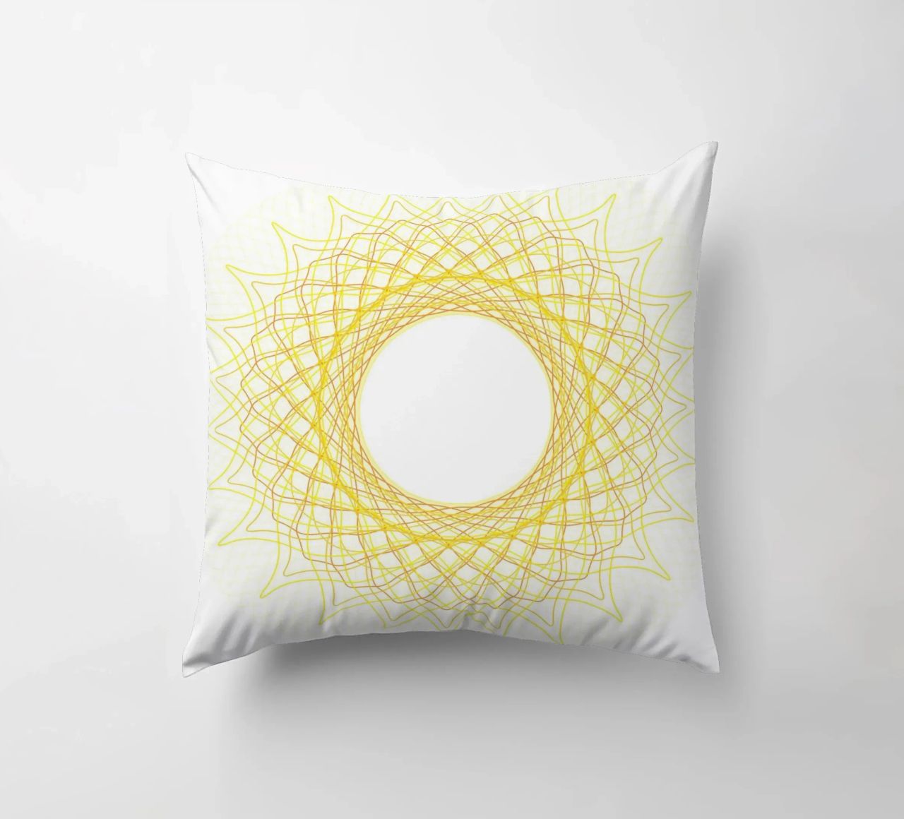 Spirograph Series - SUN cuscino da zimmerkunst
