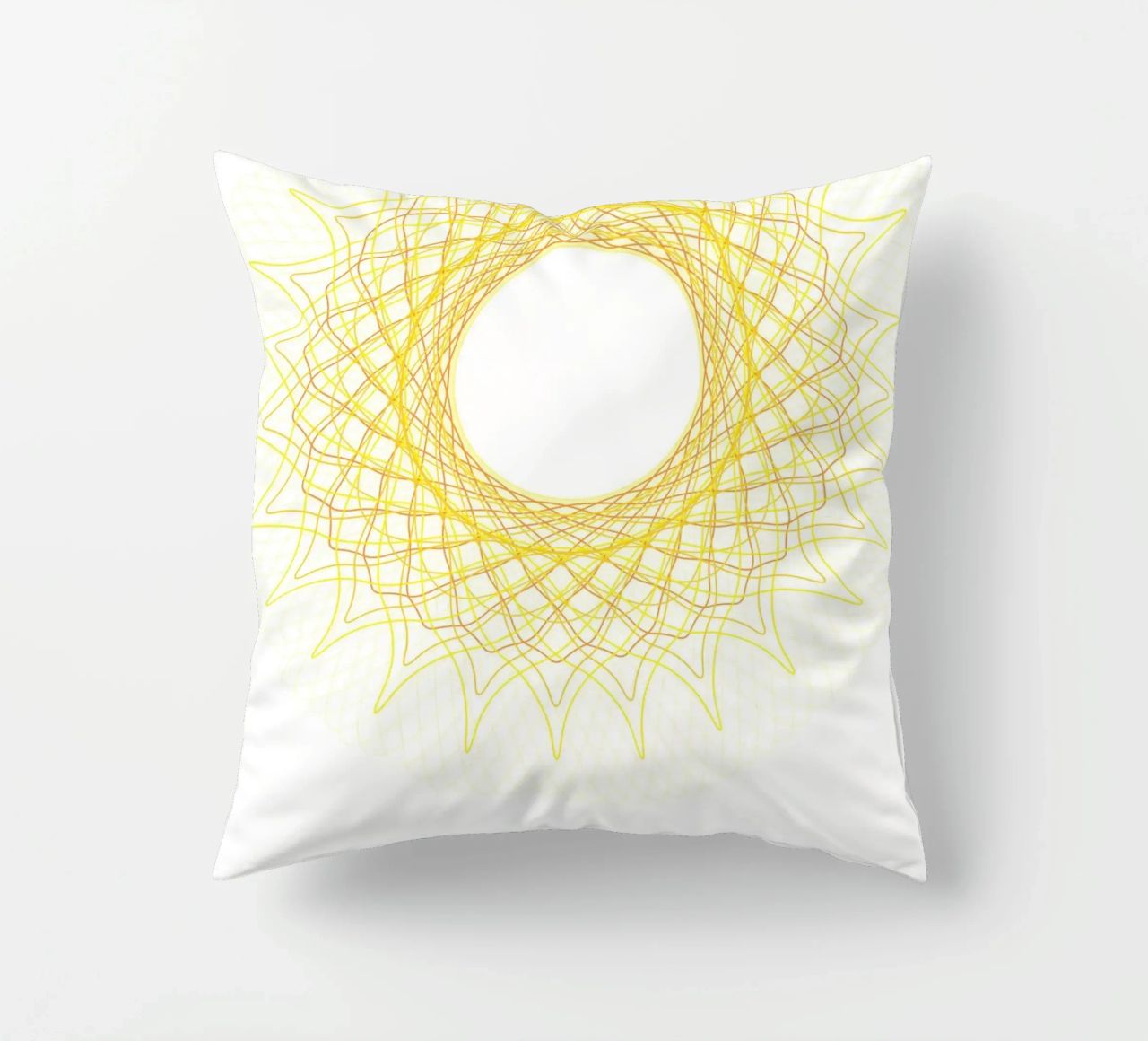 Spirograph Series - SUN cuscino da zimmerkunst