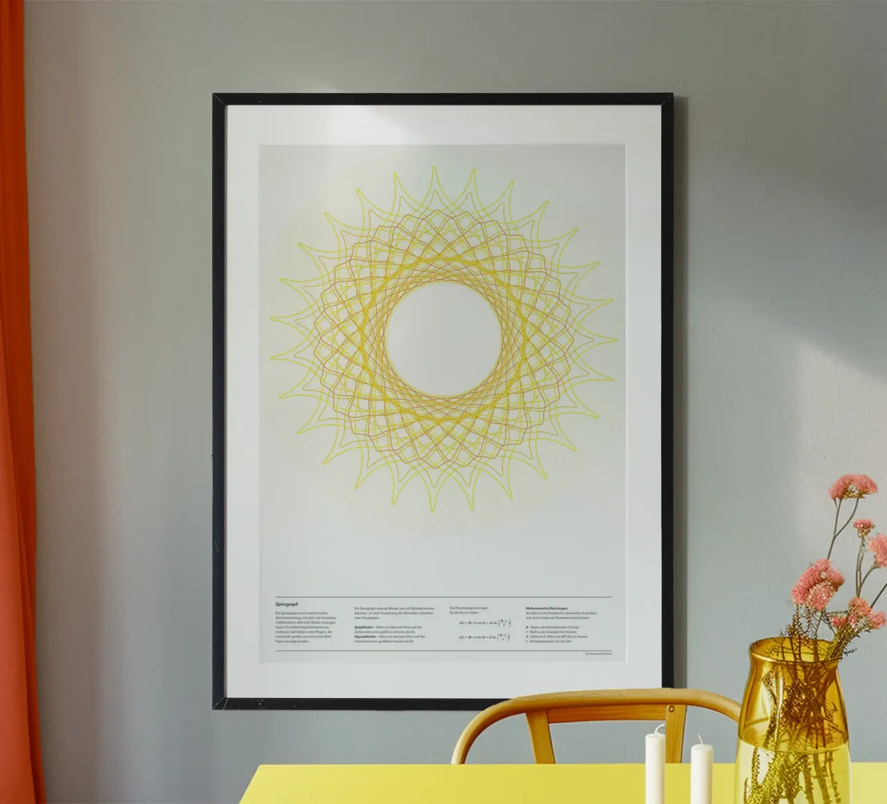 Spirograph Series - SUN Hahnemühle von zimmerkunst