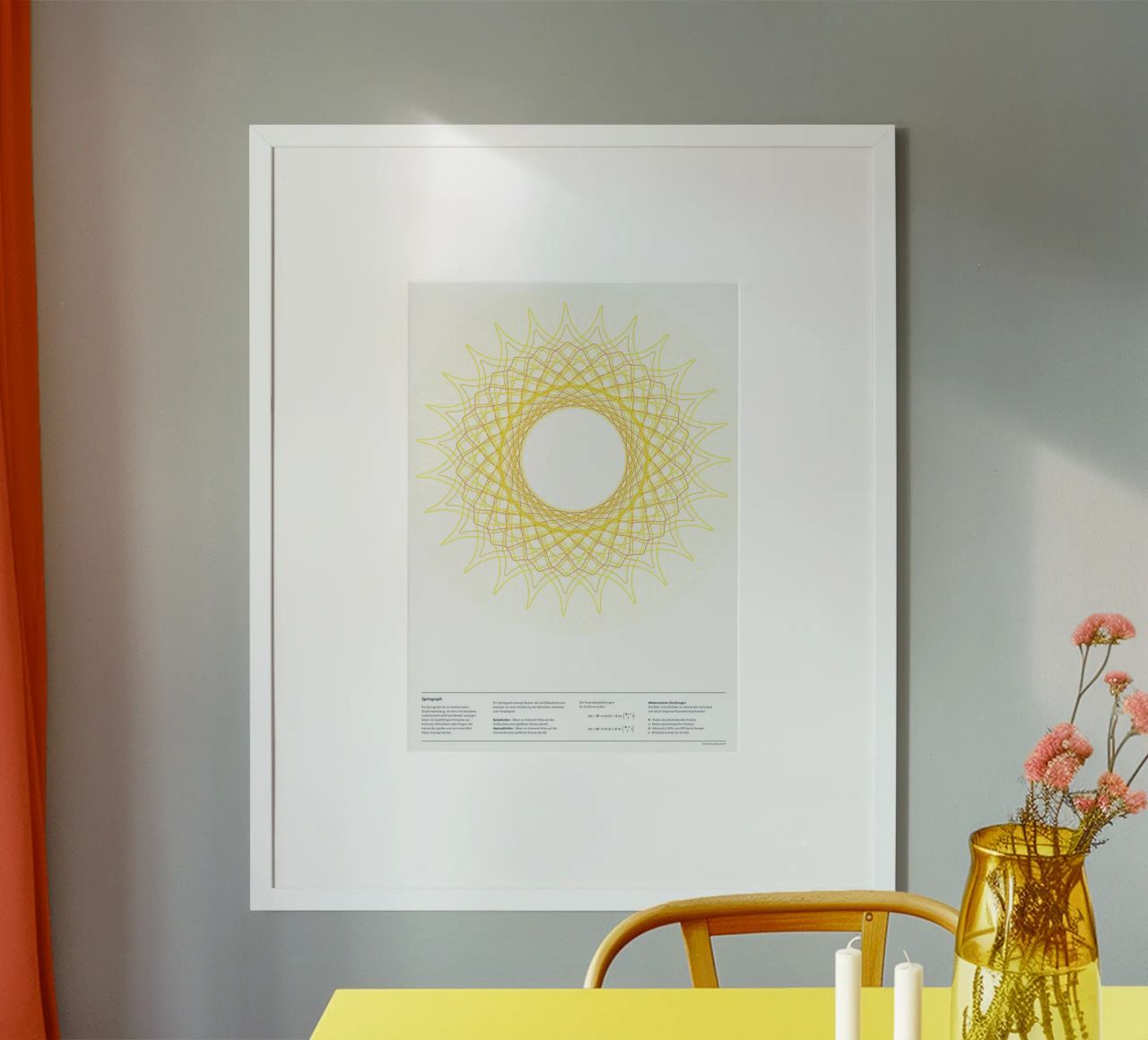 Spirograph Series - SUN carta hahnemühle da zimmerkunst