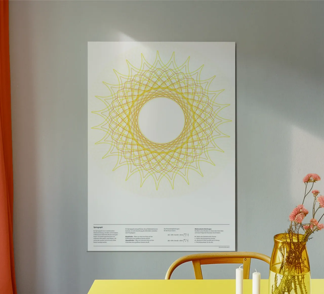 Spirograph Series - SUN Hahnemühle von zimmerkunst