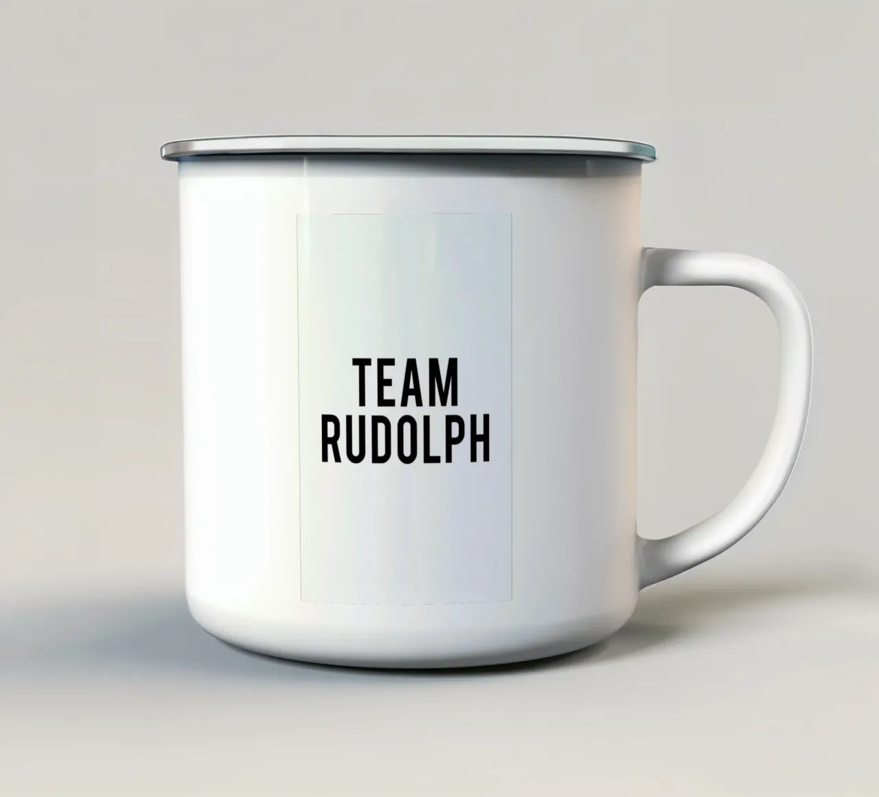 Team Rudolph tazza in smalto da Studio One