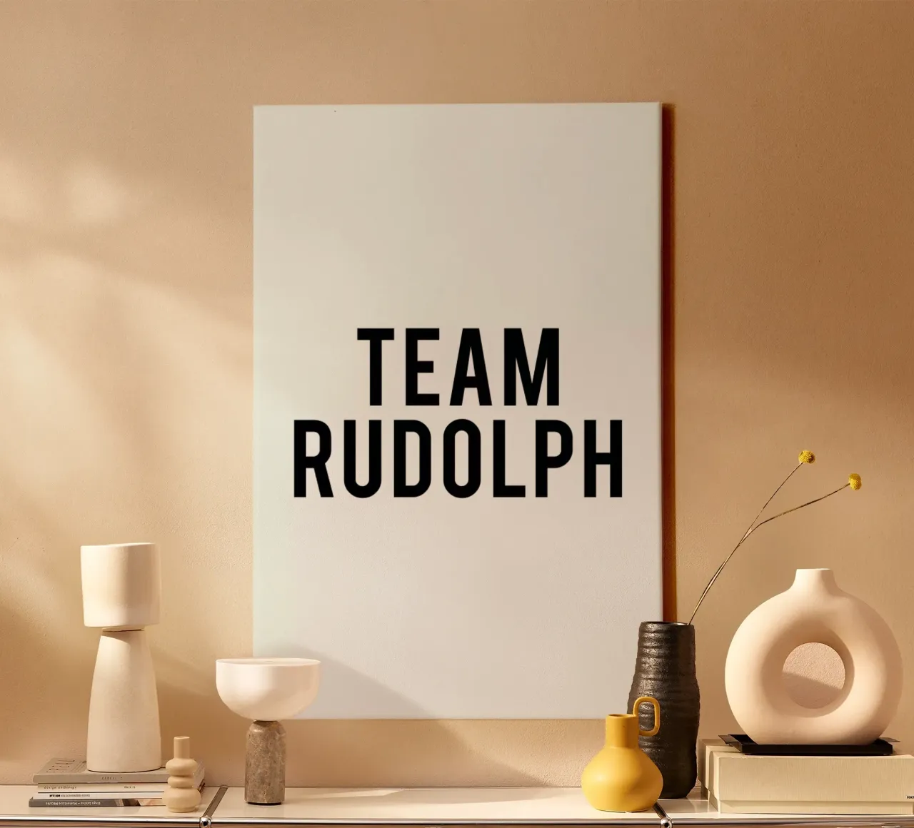 Team Rudolph tela con Cornice a cassetta da Studio One