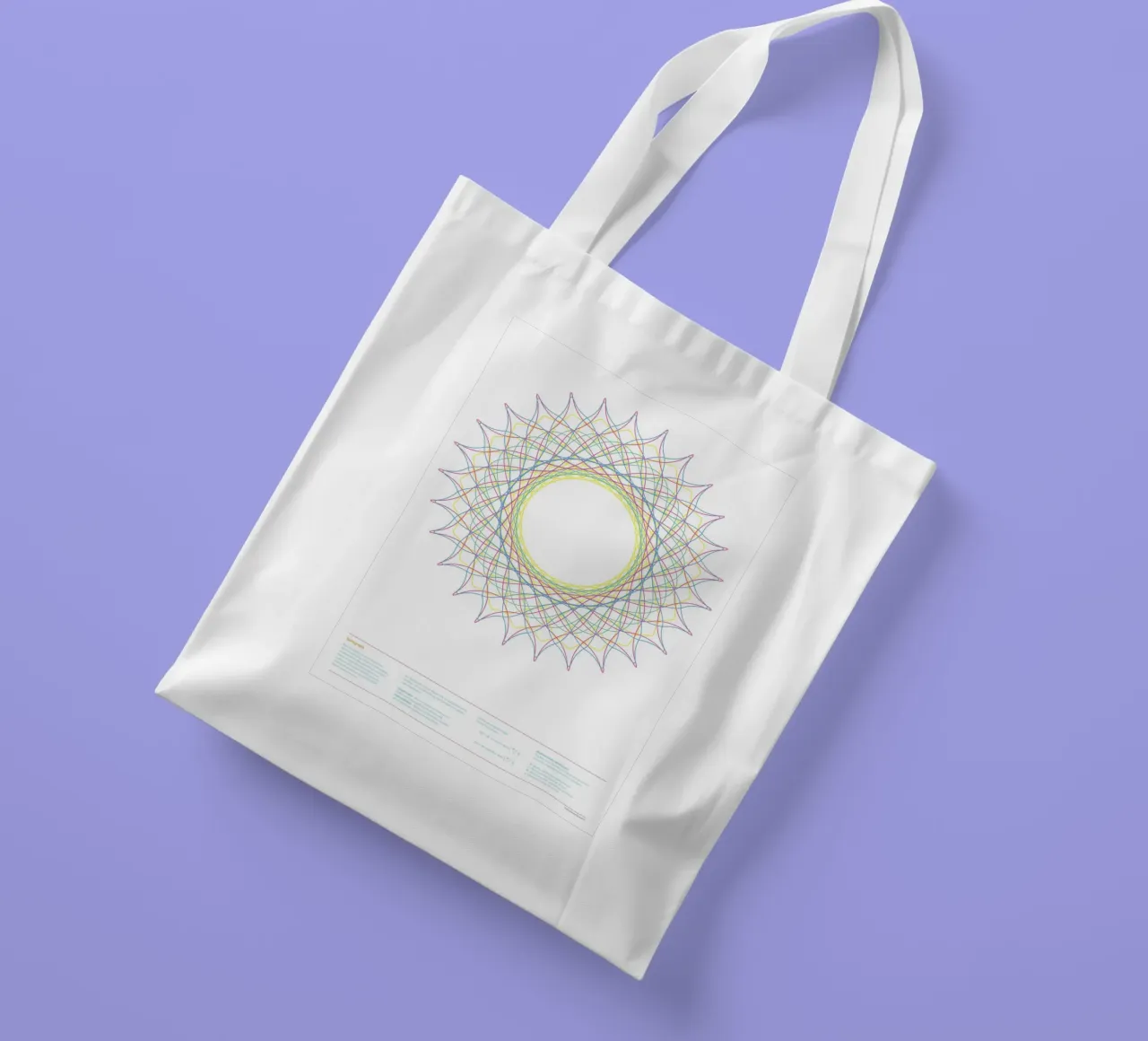 Spirograph Series - B01 tote bag by zimmerkunst