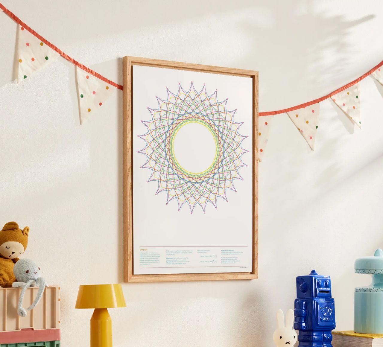 Spirograph Series - B01 metacrilato de zimmerkunst