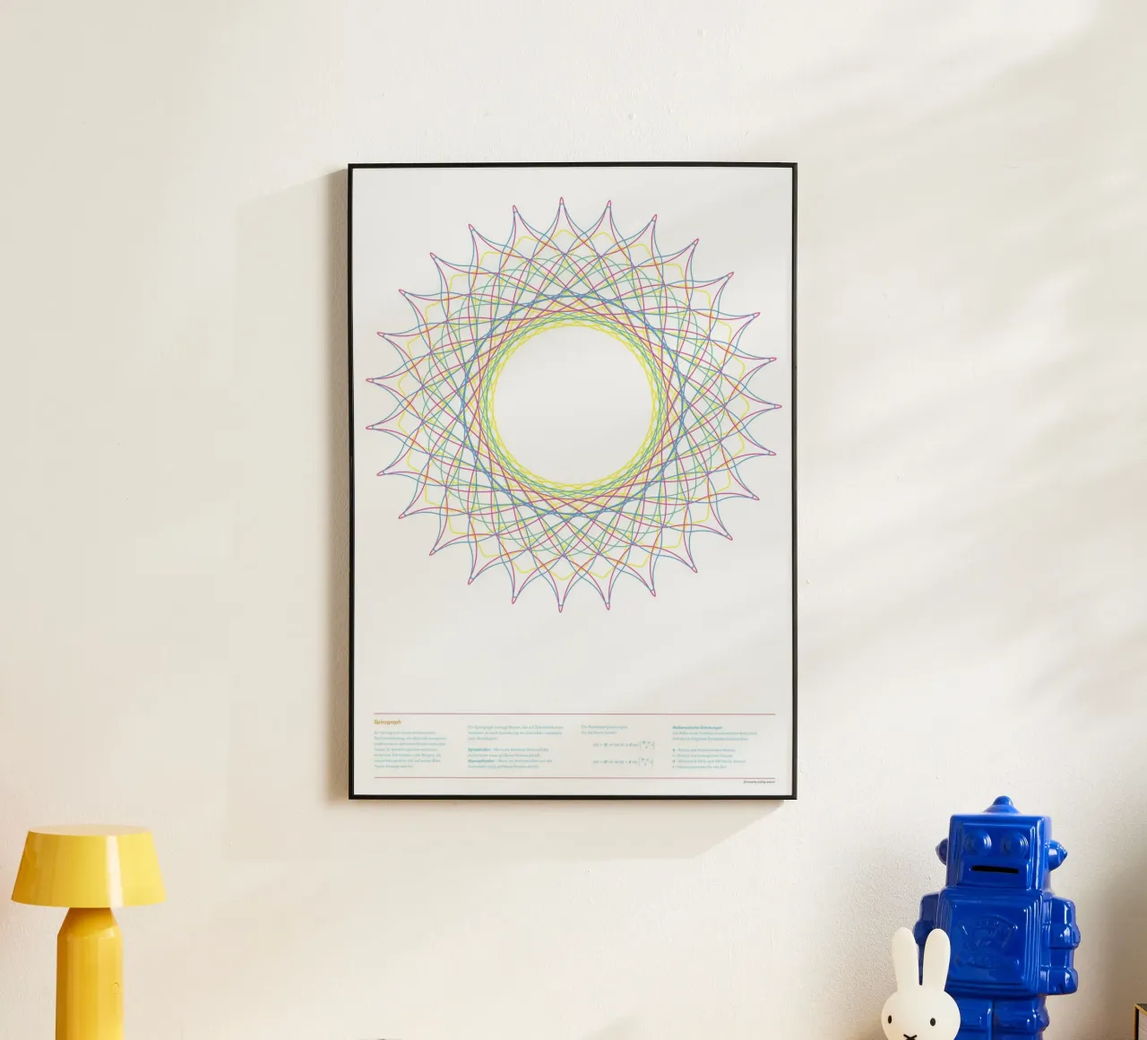 Spirograph Series - B01 alluminio dibond da zimmerkunst