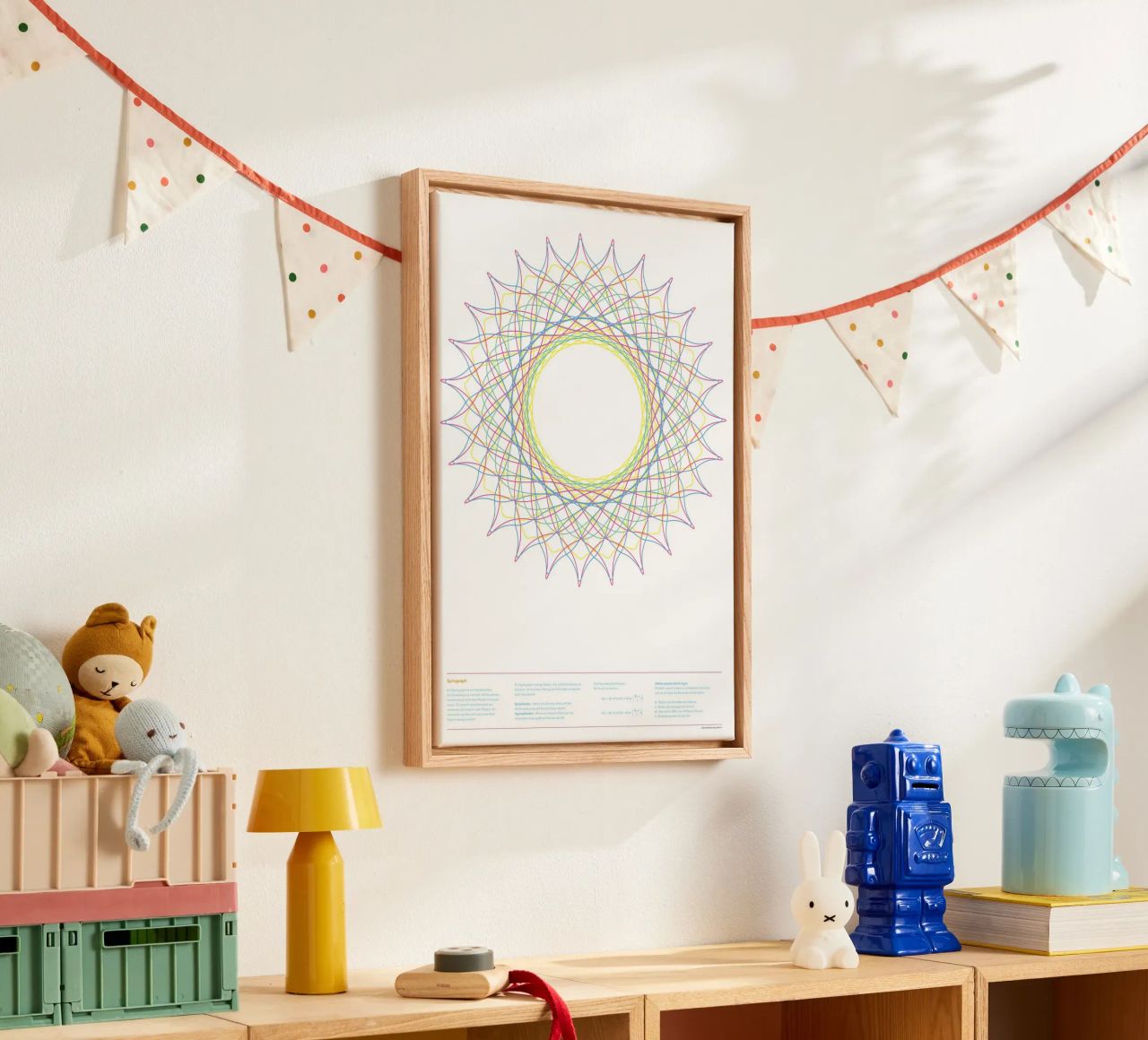 Spirograph Series - B01 tela da zimmerkunst