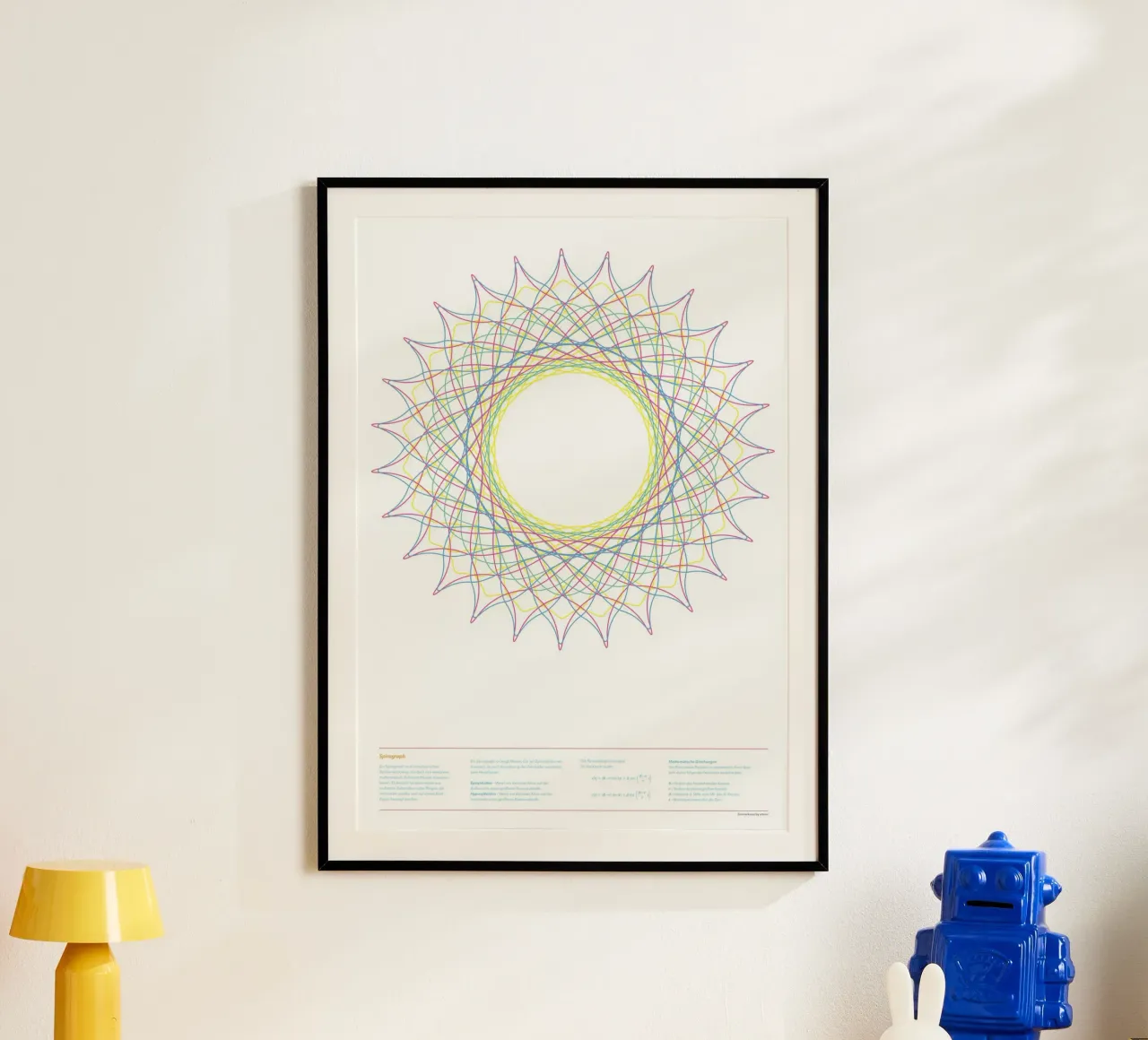 Spirograph Series - B01 poster van zimmerkunst