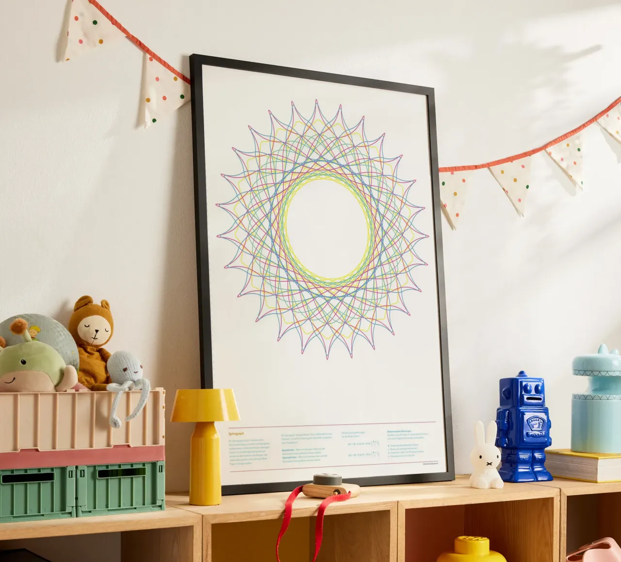 Spirograph Series - B01 poster van zimmerkunst